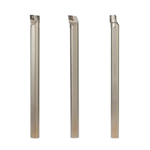 Three Quarter Inch Right Hand Indexable Boring Bar Set With SCLCR3 Holder And Ten Pro Grade Carbide Inserts CCMT09T304, side view