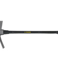 Heavy Duty Cutter Mattock Pickaxe With 5 Lb Steelhead And 36 Inch Fiberglass Handle Built For Digging Roots And Tough Soil This Workhorse Is Ideal For Landscaping Yard Work And Outdoor Construction shown in full view.