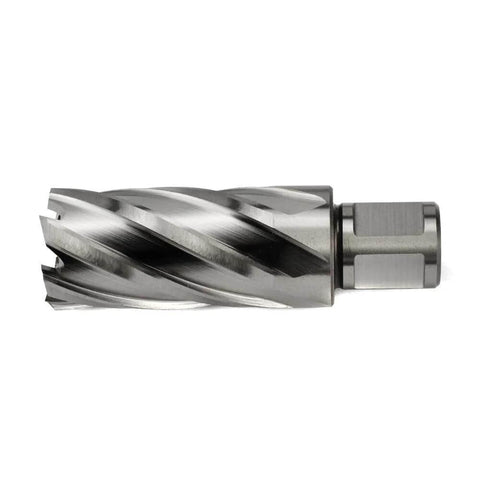 Oscarbide 1-1/16 in annular cutter with 3/4 in Weldon shank, side view
