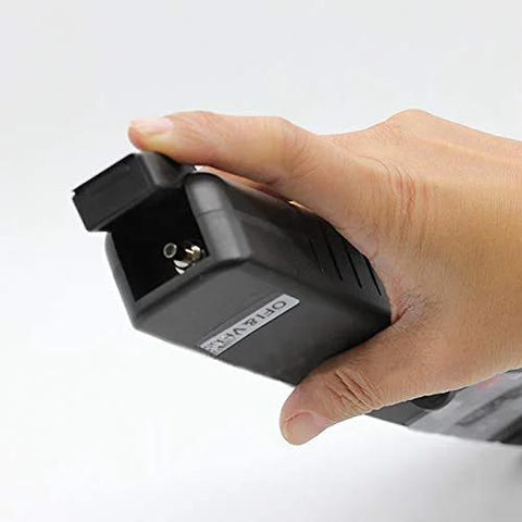 Close-up of a hand holding an All In One Optical Fiber Identifier With Wave Respond For 800 1700 Nanometer Built In Visual Fault Locator