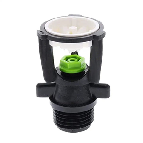 One Half Inch Male Thread Rotating Sprinklers Mini Wobbler Irrigation Water Spray Nozzles Five Pack ABS Plastic Garden Sprinklers