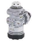 MTX-R Cold Water Regulator White DIN With Over Balanced Diaphragm for Deep Dives, dry sealed, high flow breathing system.
