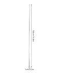 Image of 2-Pack Heavy-Duty Aluminum Rods, Solid Round Bar Stock For Machining, Industrial Metal Bar For Lathe Turning, DIY Crafts And Fabrication