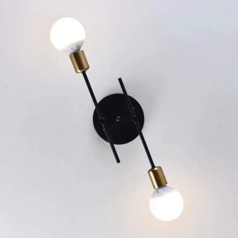 Matte Black Rustic Ceiling Light Semi Flush Mount Two Bulb Fixture With E26 Base For Farmhouse Kitchen Dining Room Bathroom And Bedroom Modern Industrial Style Vibe