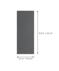Premium 21 Piece Grit Wet Dry Sanding Paper Sheets, grey sheet 3.5x9 inches for metal and wood projects.