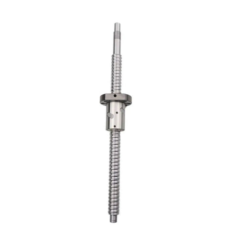 SFU1605 Ball Screw With End Machined Flange Single Ballnut BK BF12 Support For CNC Linear Motion 200mm To 800mm Travel