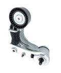 Automatic Drive Belt Tensioner Assembly Replaces 252802M000 for Kia Rio with silver metal housing and black idler pulley