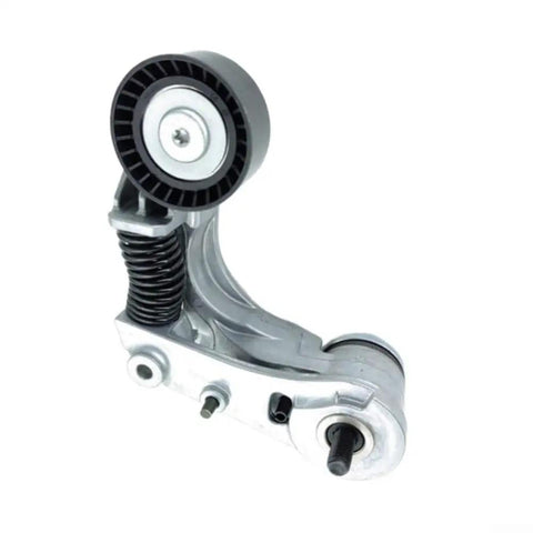 Automatic Drive Belt Tensioner Assembly Replaces 252802M000 for Kia Rio with silver metal housing and black idler pulley