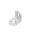 Heavy Duty Stainless Steel 90 Degree L Bracket For Furniture Reinforcement And Shelf Support, silver finish angle view