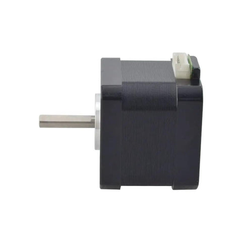 Side view of Nema 17 Stepper Motor from 3 Pack, Bipolar 1.5A, 42Ncm Holding Torque, featuring 42x42x38mm size and 1.8 Degree Step.