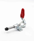 Push-Pull Type Quick-Release Toggle Clamp Set For Woodworking, Horizontal Pneumatic Fixture Clamp, Heavy-Duty 45Kg Capacity, metal with red handle