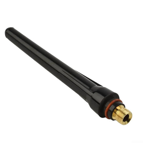 Premium 5 Pack Long Back Cup For TIG Torch WP-17 WP-18 WP-26 High Temp Resistant Ceramic Nozzle with brass fitting.