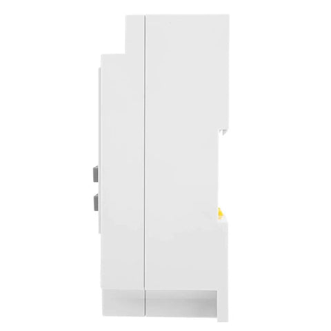 Side view of Three Phase 380V Digital LCD Timer Switch With Weekly Programmable Relay For Motors And Industrial Equipment 3 Wire Power Controller