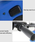 Heavy Hitting Electric Hydraulic Cable Cutter And Wire Crimper With Bright LED Screen, showing one-key reset function and ergonomically designed handle.