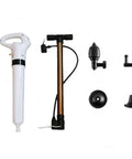Heavy Duty Air Plunger For Toilet And Drain Unclogger With 80 Psi Power Toilet Auger And Drain Snake For Shower Sink And Bathtub Clogged Pipes