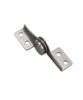 Flozari 304 stainless steel rotary torque hinge with through-hole and damper, side view