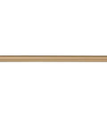 Malin Collection Cabinet Pull In Warm Brass, 12 Inch Center To Center Mounting, 12-11/16 Inch Overall Length