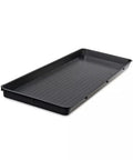 Large Plant Tray Workhorse For Indoor And Outdoor Gardening, Heavy-Duty Leakproof Plastic Tray For Seed Starting, 46.5x15.5x2-Inch, Black