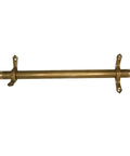 Classic Vintage Brass Stair Runner Rods Kit With Non Slip Brackets And Screws, 20-50 inch brass rod