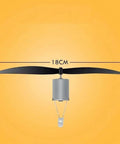 Wind Turbine Generator Kit With USB Lighting For Hands On Learning, Durable ABS And Metal Build, 18cm propeller