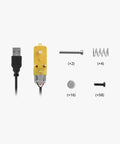 Engine Model Components Kit 005 For Bambu Lab 3D Printer Upgrade replacement parts kit with motor, cable, screw, spring, and magnet