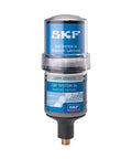 SKF System 24 automatic lubricator, front view, featuring durable design for industrial use, suitable for harsh environments.