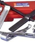 Heavy Duty 10 Ton Straight Puller Kit With 3 Arm Pairs And 10 Inch Bar, Comes In Blow Molded Case, shown with metal arms and bar