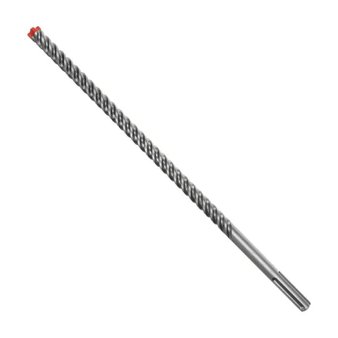 Beast Tough Rebar SDS-Max 4-Cutter Carbide Hammer Drill Bit, 3/4 in dia, 21 in length, visible side angle