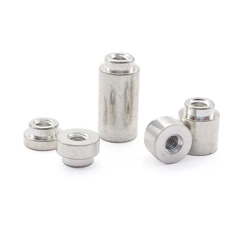 Legit M3 SMD Nuts With Solder Surface Mount Circuit Board Standoffs Heavy Duty Copper Through Hole Spacer Pins For PC Builds showing various copper spacer pins.