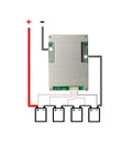 Solid 4S 12V LiFePO4 Battery Protection Board With Balanced Charging Slings Up To 800A Surges Like A Boss for wiring connections.