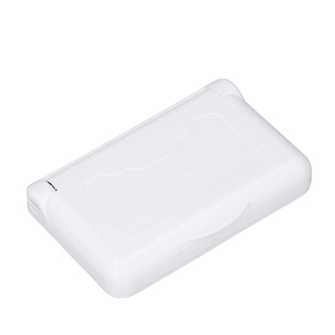 Badass Weatherproof Outlet With Cover 15 Amp 125 Volt Outdoor Electrical Receptacle with durable snap latch, white casing.