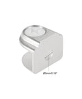 Close-up of Heavy Duty Glass Shelf Brackets Set With Adjustable Zinc Alloy Clamp Clips for 8 to 10mm Glass, 19x15x15mm, 50 Pack