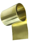 Thin Brass Foil Strip 0.1 Mm Thick, High Purity Brass Sheet for EM Shielding, Flexible and Fatigue Resistant Metal Roll