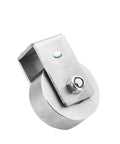 Heavy Duty Sliding Door Roller Pulley System With Stainless Steel Track for Doors and Shower Door Track, showing stainless wheel and bracket
