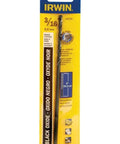 Hanson 66712 6 Inch High Speed Steel Fractional Straight Shank Drill Bit With Aircraft Extension in retail packaging