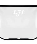 Heavy Duty Magnetic EV Charger Port Cover Waterproof Seal For Steel Electric Vehicles, 60x48in clear PVC with black edges.