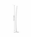 Flexible Silicone Desoldering Hose Replacement Set 2 Pack Pro Grade Solder Extraction Tool Tube Heat Resistant displayed vertically
