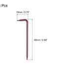 Anti Tamper Torx T6 Key Bit Wrench Set Pro Grade For Pros L Shaped 2.68 Inch Long Arm S2 Steel Construction Heavy Duty