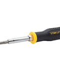 6 Way Screwdriver Set With Space Saving Design And Chrome Plated Bar For Corrosion Resistance Ergonomic Handle For Comfort And Reduced Strain