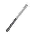 Side view of chucking reamer, 5mm tungsten steel, round shank, straight-flute bore cutting tool