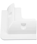 No Drill ABS Solar Panel Corner Bracket Set For Framed Panels On RVs And Boats, Glue Mount Corner Supports With Anti Material Protection