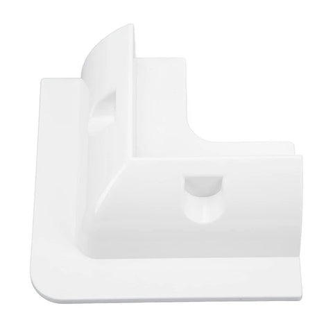 No Drill ABS Solar Panel Corner Bracket Set For Framed Panels On RVs And Boats, Glue Mount Corner Supports With Anti Material Protection