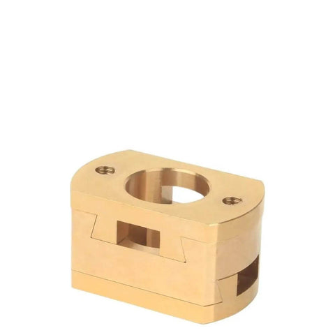 Rock Solid 18mm Oldham Coupling Kit For Ender 3 V2 CR10 Plus Pro T8 Lead Screw Adapter With Brass Bearings Z Axis Upgrade Parts That Fix Wobble And Boost Print Accuracy Fast. Brass 18mm Oldham coupling for T8 lead screw Z-axis printer upgrade