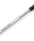 Heavy Duty Half Inch Drive Torque Wrench With Adjustable Click 25 Inch Range Chrome Vanadium CrV Steel SAE Precision Tool For Auto Repair And DIY Projects