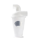 Turbo Cyclone Dust Collector For Vacuum Cleaners, Industrial Woodworking Filter And Separator, white heavy duty cyclone system.