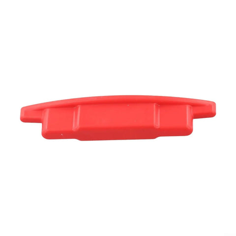 Magnetic for stud Finder for Drywall Screw Detection Magnetic(C) red plastic tool with smooth edges and ergonomic shape.