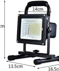 JUDYSSY Led Floodlight 200W Led Floodlight with Remote Control, detailed view showing adjustable size and features.