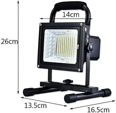 JUDYSSY Led Floodlight 200W Led Floodlight with Remote Control, detailed view showing adjustable size and features.
