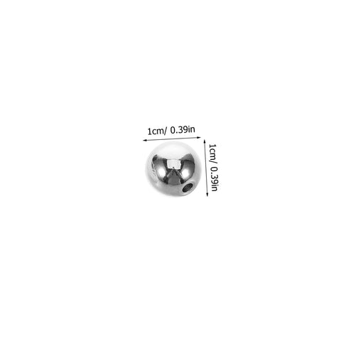 Steel ball component of Cradle Pendulum Physics Kit For Classroom And Lab Use With Innovative Design, measuring 1cm diameter.