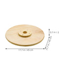 Wood Bumper Plates For Weight Lifting And Rehab Training Easy To Disassemble And Assemble Lightweight Natural Wood